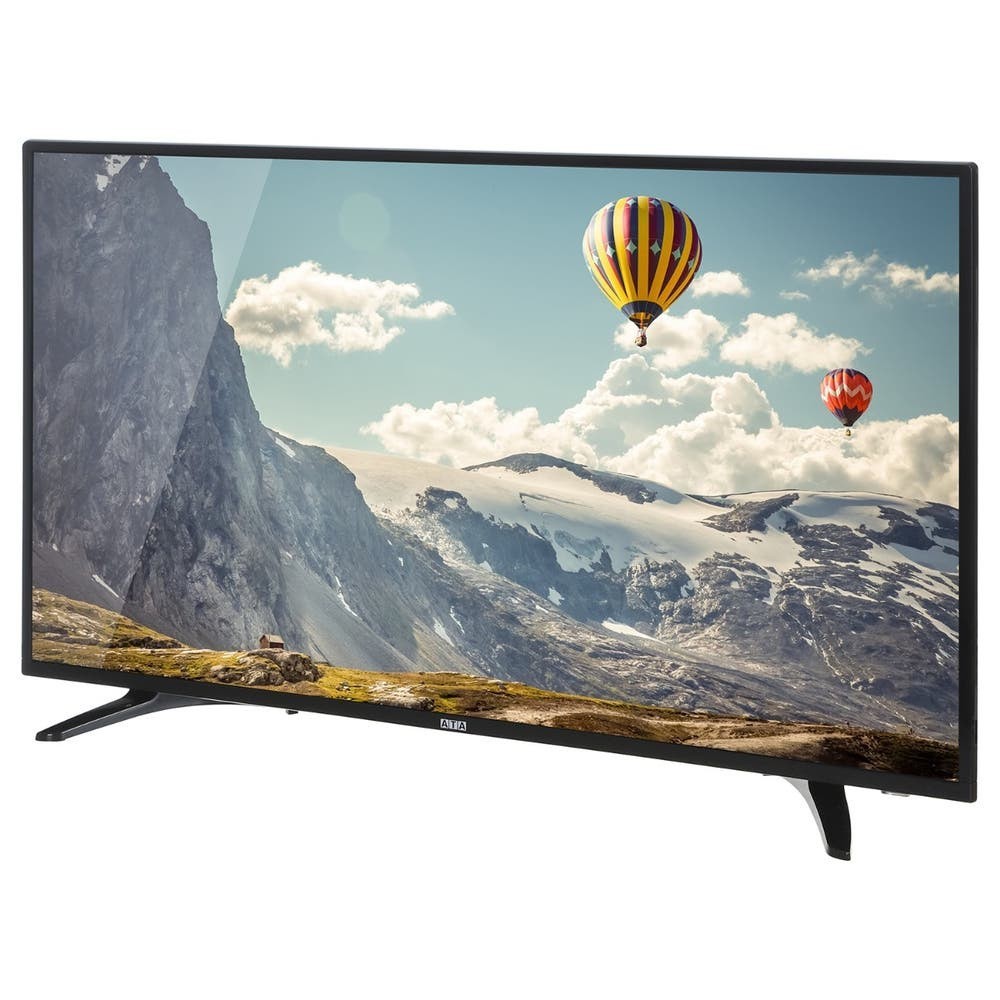 a شاشه 43 بوصة led full hd أسود